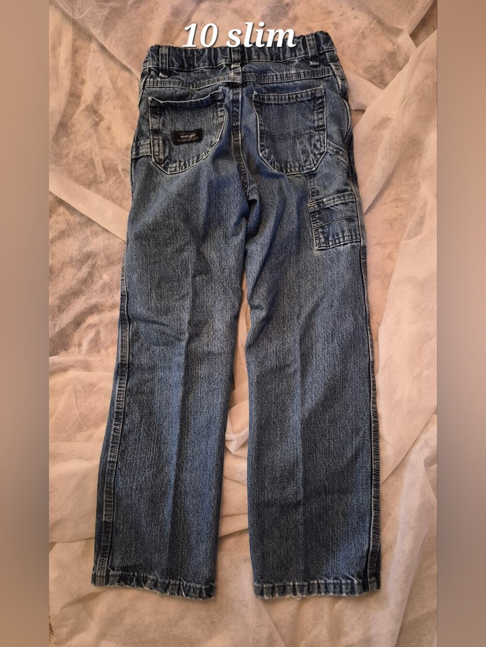 Signature by Levi Strauss Slim Straight Blue Denim Jeans Boys 10 R.